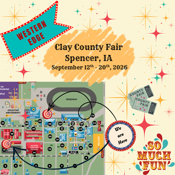 Shop The Western Edge at the Clay County Fair