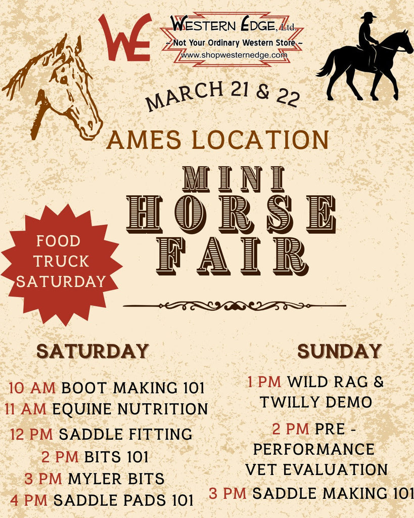 Western Edge Mini Horse Fair ~ Ames Location ~ March 21 & 22, 2026