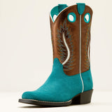 Ariat Kid's Futurity Fort Worth Teal and Gold