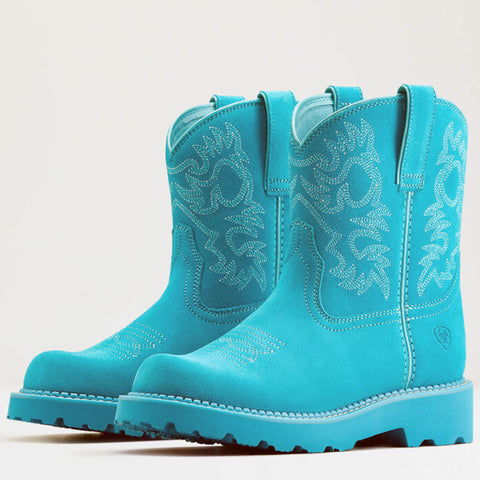 Ariat Women's Solid Turquoise Fatbaby Boots