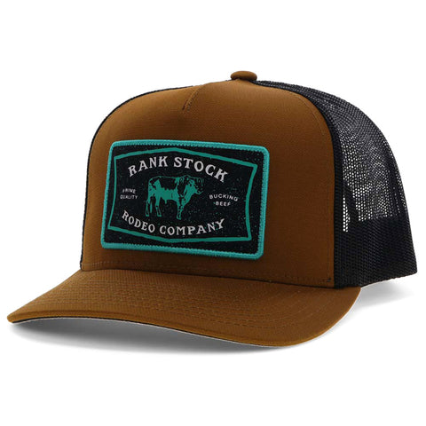 Hooey Youth Brown/Black Rank Stock Cap