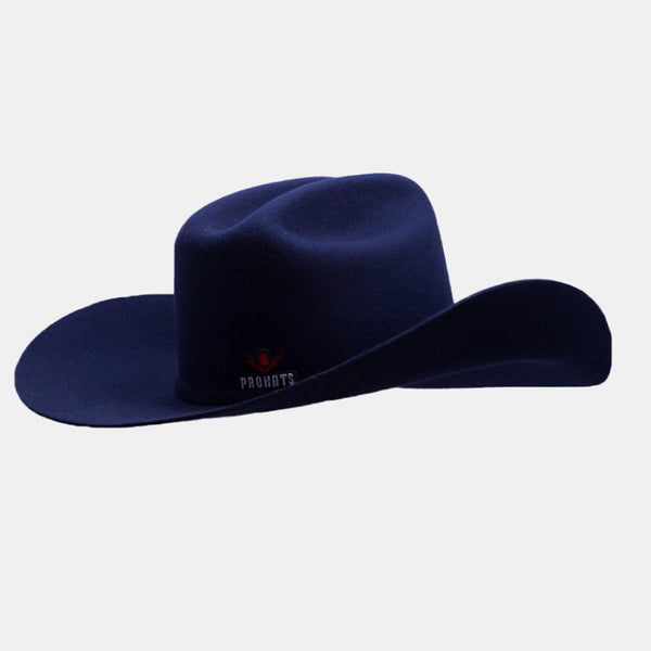 navy blue dress hats Pro Hats Navy Pre-Crease Felt Hat