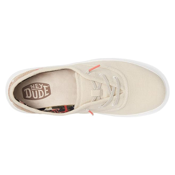 Hey Dude Shoes Men\'s Conway Craft Tan Linen White Sneakers Slip On‎ Loafer 10 M Hey Dude | Shoes | Hey Dude Conway M Craft Linen | Poshmark main image 4
