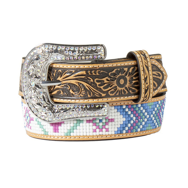 Angel Ranch Girls Beaded Multi Color Belt display picture 3