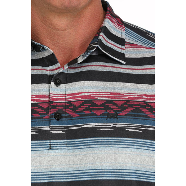 Cinch Men's Multi Southwestern Print Polo
