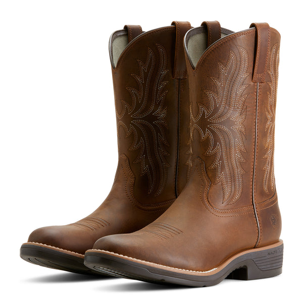 Ariat Men’s Tan Work Western Boot - Durable Waterproof Leather Ariat Men main image 3
