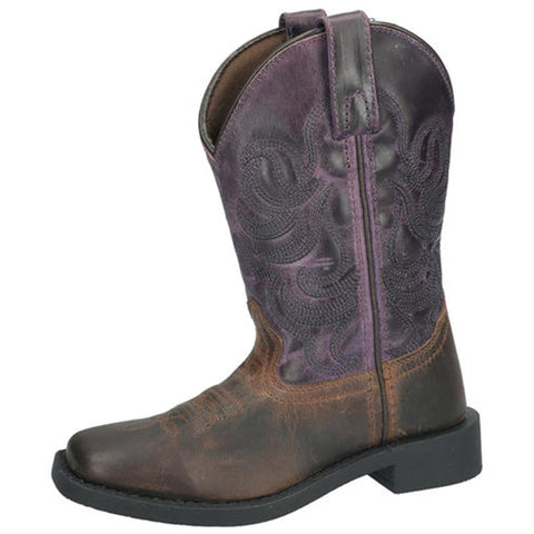 Smoky Mountain Girl's Tucson Brown/Purple Boots