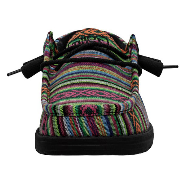 靴 WMV SS18 KUHINA MULE-FOLK (VEG LAMB)RARE Hey Dude Men's Wally Serape Mesa Verde