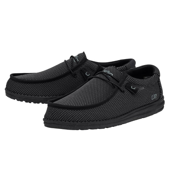Hey Dude Men's Black Wally L Sox Shoe1
