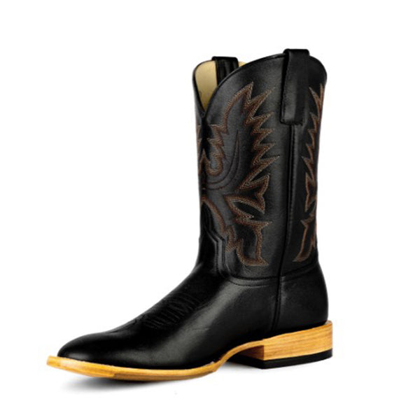 【イソフラボン】Square Toe Leather Boots Screenshot2023-05-