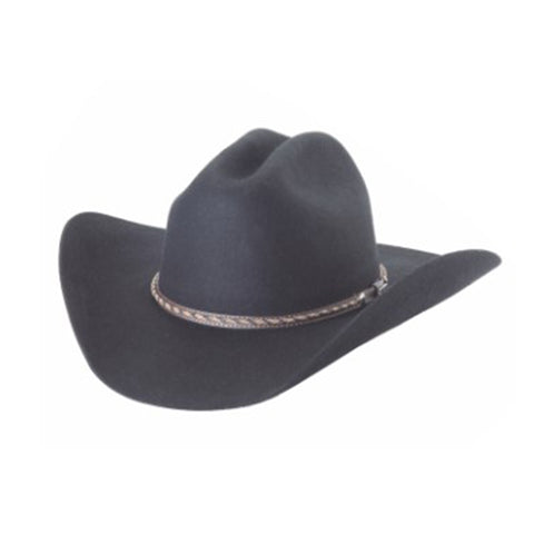 Montecarlo Country On Black 4X Felt Hat