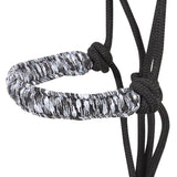 Cashel Braided Black Camo Rope Halter