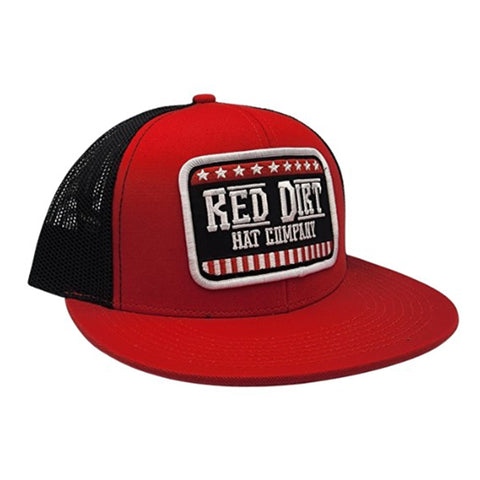 Red Dirt Co. Youth Stars & Stripes Red/Black Cap