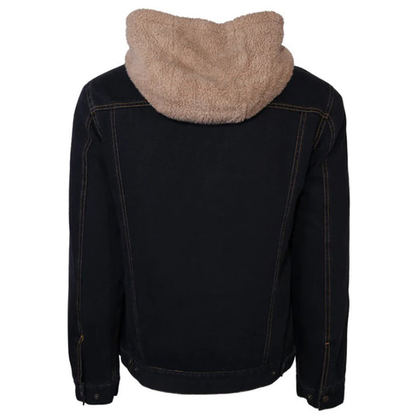 Hooey Men's Black Denim Hooded Jacket Western Edge, Ltd.