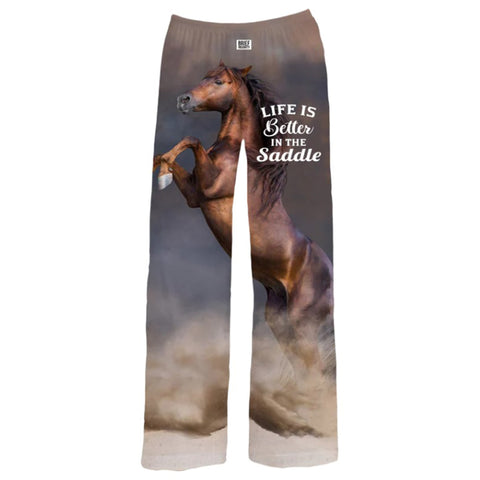 Brief Insanity Unisex Life In The Saddle PJ Pants