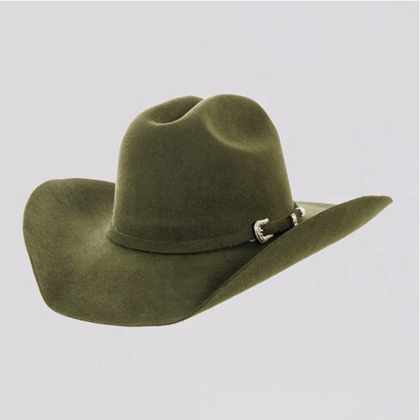 American Hat Co. Olive Cattleman Felt Hat display picture 1