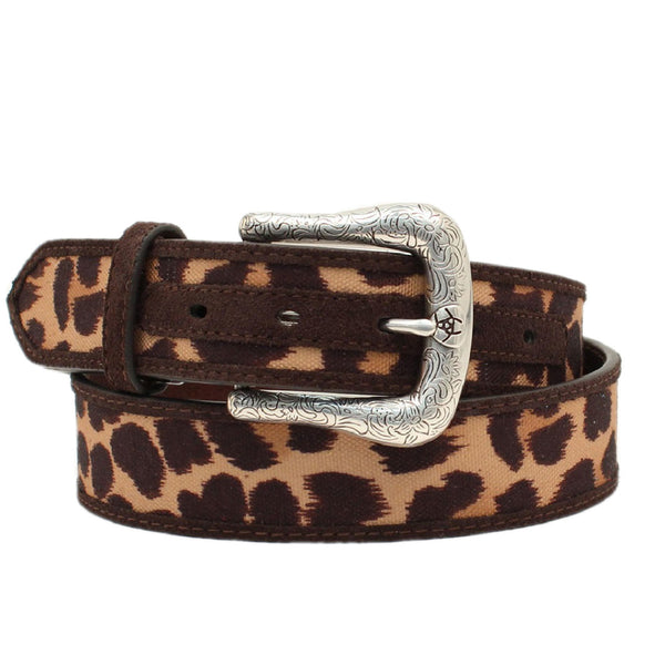 LaDoppia Vita faux Leopard Western Belt Leopard Print Stud & Rhinestone Western Belt | Hot Topic main image 4