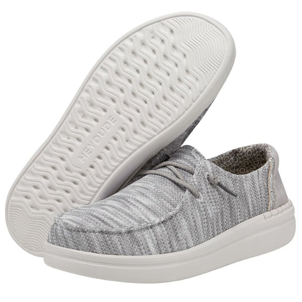 Hey Dude Wendy Rise Sox Glacier Grey1