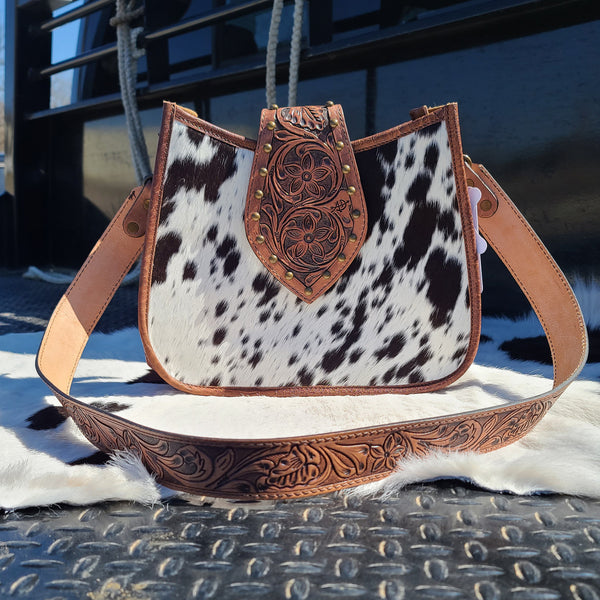 American Darling Brown Leather Cowhide Bag