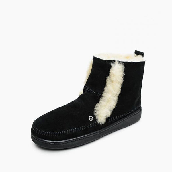 最終値下げ！新品 ミネトンカ SHEEPSKIN ANKLE BOOT Minnetonka Black 