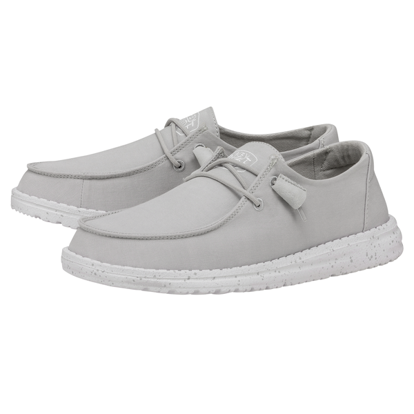 Hey Dude Wendy Slub Canvas Light Grey