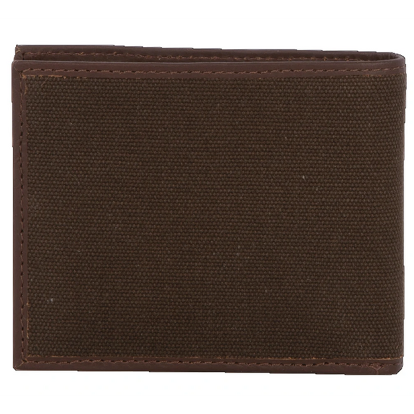 STS Chocolate Canvas Bifold Wallet