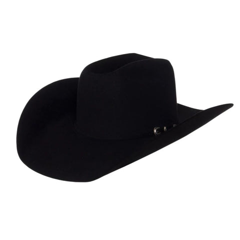Rodeo King Top Hand 5x Black Felt Hat
