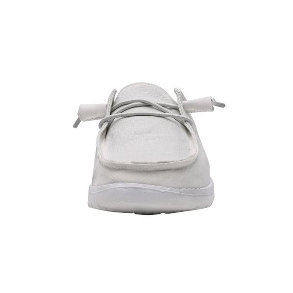 NEW Hey Dude Wendy Chambray White Nut Slip-On Shoes Men’s Size 8 Lightweight Hey Dude Wendy Chambray Women main image 4