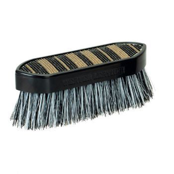 Black and Gold Striped Bling Brush