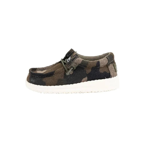 Hey Dude Wally Uomo Taglia 11 Camouflage Desert | Mocassini Slip-on Beige Comodi