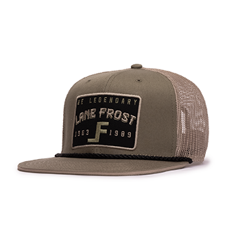 Lane Frost Branded Olive "Shooter" Cap
