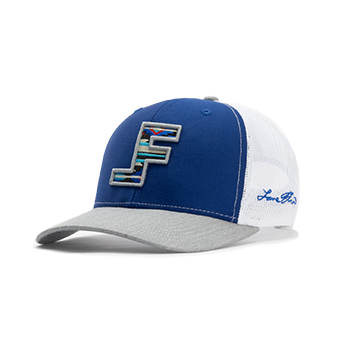 Lane Frost Brand "Trick Shot" Blue Logo Branded Cap