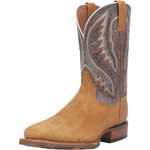 Dan Post Men's Dugan Camel Bison Square Toe Boots