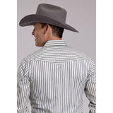Roper Grey Striped Long Sleeve