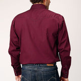 Back view of the shirt, back western yoke. 