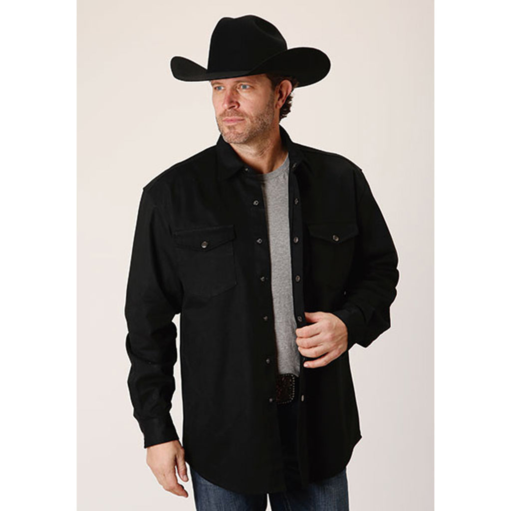Roper Solid Black Long Sleeve