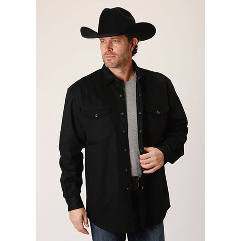 Roper Solid Black Long Sleeve