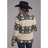 Roper Western Women's Fleece Fuzzy Zip Back View