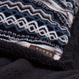 Roper Black Aztec Throw Blanket