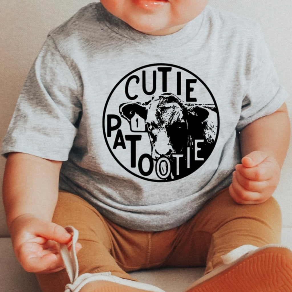 Cutie Patootie Calf Toddler Tee