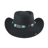 Montecarlo Klamath Black Felt Hat