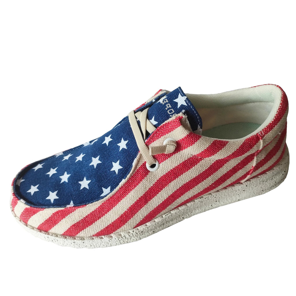 American Flag Slip-on Shoe