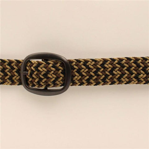 Tan Black & Chocolate Web Belt