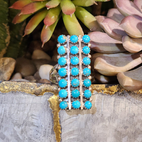 " Jonna " Snake Eye Turquoise Ring