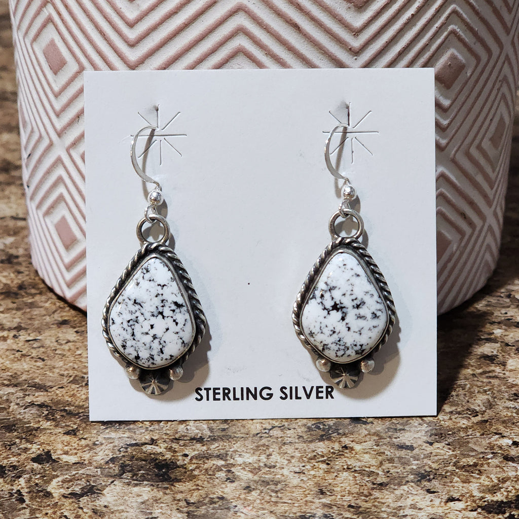 " Danna " White Buffalo Earrings