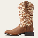 Ariat Women's Brown/Camo Patriotic Boots