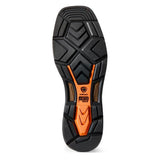 Ariat Bruin Brown WorkHog XT 8 inch Side Zip Waterproof Men's Carbon Toe Work Boots sole view