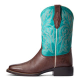 Ariat Women's Dark Cottage/Turquoise Square Toe Boots