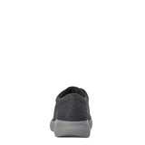 heel back view of shoe