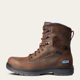 Full side view of Turbo 8" Waterproof Carbon Toe Work Boot. 